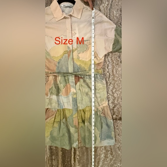 ZARA BLOGGERS’ FAVORITE PRINTED SHORT DRESS ZW COLLECTION - Picture 16 of 16